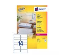 Avery L7163-500 addressing label Self-adhesive label White