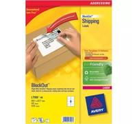 Avery L7165-40 addressing label White