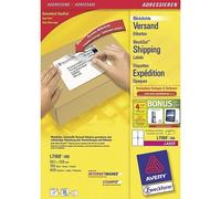 Avery L7169-100 self-adhesive label White 400 pc(s)