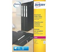 Avery L7170-25 Printable, Customisable Eurofolio Folder File Labels, 24 Labels Per A4 Sheet, White