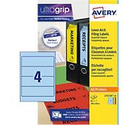 Avery L7171A-20 Filing Labels Self Adhesive 200 x 60 mm Assorted 80 Labels