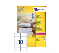 Avery L7173-100 addressing label Self-adhesive label White