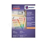Avery L7451-5 A4 Ready 5-Part Plain Index Dividers