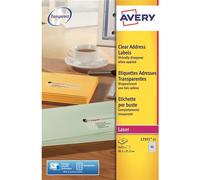 Avery L7551-25 printer label Transparent