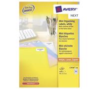 Avery Lase Mini Label 46x11mm 84 Pe A4 Sheet White (Pack 8400 Labels) L7656-100