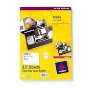 Avery L7666-25 - 3.5inch Diskette Label 70x52mm L7666-25 (250 Labels)