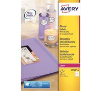 Avery L7769-40 self-adhesive label Rounded rectangle Permanent White 160 pc(s)