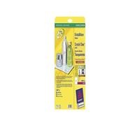 Avery L7784-25 Crystal Clear Labels, 210 x 297 mm, Permanent, 1 Label Per Sheet, 25 Labels Per Pack in White Avery White