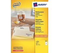 Avery labels 3427 Multifunctional labels 8 labels/sheet, 100 shts/box 800 total
