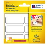Avery Labels Block 150x Sticker 50x19mm Klebe-Zettel Lettering Notes