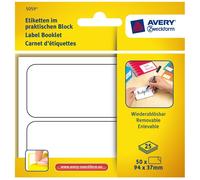 Avery Labels Block 50x Sticker 94x37mm Klebe-Zettel Lettering Sticky