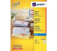 Avery J8162-100 White Self-adhesive label addressing label