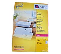 Avery Ultragrip Laser Labels 99.1x33.9mm White (Pack of 1600) L7162-100