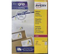 Avery Labels Laser 65 per Sheet 38.1x21.2mm White Ref L7651-100 6500 Labels