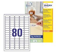 Avery Labels Removable L47 35.6 x 16.9 White