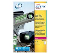 Avery Laser Heavy Duty Label 63.5x38mm 21 Per A4 Sheet White (Pack 420