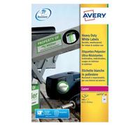 Avery White Heavy Duty Labels - Laser - L4773