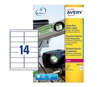 Avery White Heavy Duty Labels - Laser - L7063