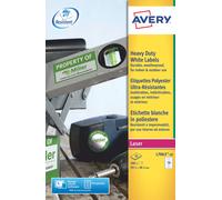 Avery Laser Heavy Duty Label 99X38mm 14 Per A4 Sheet White Pack 280 Labels L7063