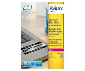 Avery Laser Label H/Duty 48 Per Sheet Silver (Pack of 960) L6009-20