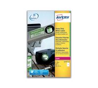 Avery Laser Label Heavy Duty 1 Per Sheet White (Pack of 20) L4775-20
