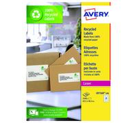 Avery Laser Label Recycled 21 Per Sheet Wht (Pack of 2100) LR7160-100