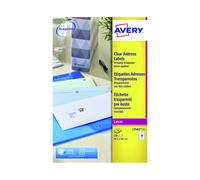 Avery Laser Labels 99.1x38.1 14 Per Sheet Clear (Pack of 350) L7563S