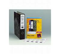 Avery L7171-100 Printable, Customisable Lever Arch File Labels, 4 Labels Per A4 Sheet, 100 Labels Per Pack, White