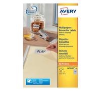 Avery Laser Mini Label 25.4x10mm 189/Sh White Pack of 4725 L4731REV-25