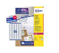 Avery L7651-100 White printer label