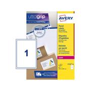 Avery labels L7167-40 Ultragrip, Jam Free 1 label/sheet, 40 sheets/pk 40 total