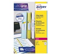 Avery Laser Ring Binder Label 100mmx30mm 18 Per Sheet White (Pack 450)