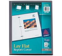 Avery Lay Flat Report Cover, Gray, 1 Cover (47781)