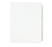 Avery Legal Dividers, Standard Collated Sets, 101-125 Tab Set (01334)