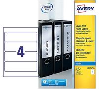 Avery Lever Arch File Labels, Printable & Smudge Free, 200 x 60 mm, 1