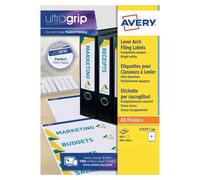 Avery Lever Arch Filing Laser Labels 200x60mm (Pack of 400) L7171-100