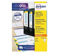 New Avery L7171 Lever Arch Filing Labels 200 x 60mm (packs of 25 or 100 sheets)