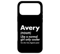 Avery Like A Normal Girl Only Cooler Queen First Name Case for iPhone 17 Pro Max