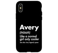 Avery Like A Normal Girl Only Cooler Queen First Name Case for iPhone X/XS