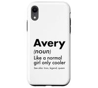 Avery Like A Normal Girl Only Cooler Queen First Name Case for iPhone XR