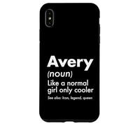 Avery Like A Normal Girl Only Cooler Queen First Name Case for iPhone XS Max