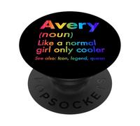 Avery Like A Normal Girl Only Cooler Queen First Name PopSockets Adhesive PopGrip