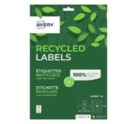 AVERY - Pack of 210 100% Recycled self-Adhesive Labels MonTimbrenligne. Customizable and Printable. Size 99.1 x 38.1 mm. Laser and Inkjet Printing. (LR7163-15)