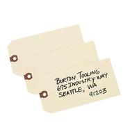 Avery Manila "G" Shipping Tags, Unstrung, Pack of 1000, 6.25 x 3.125 Inches (12308)