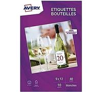Avery Mates C9269-10 Bottle Labels x40 Inkjet 120 x 90 mm