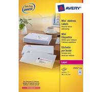 Avery Mini Address Labels Laser permanent 38.1 x 21.2 mm