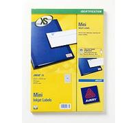 Avery labels J8658-25 Smudge free organising 189 labels/sht, 25 shts/pk 4725 tot