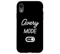 Avery Mode On Name Case for iPhone XR