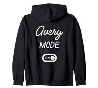Avery Mode On Name Zip Hoodie