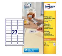 Avery L4737REV-25 White 675pc(s) self-adhesive label